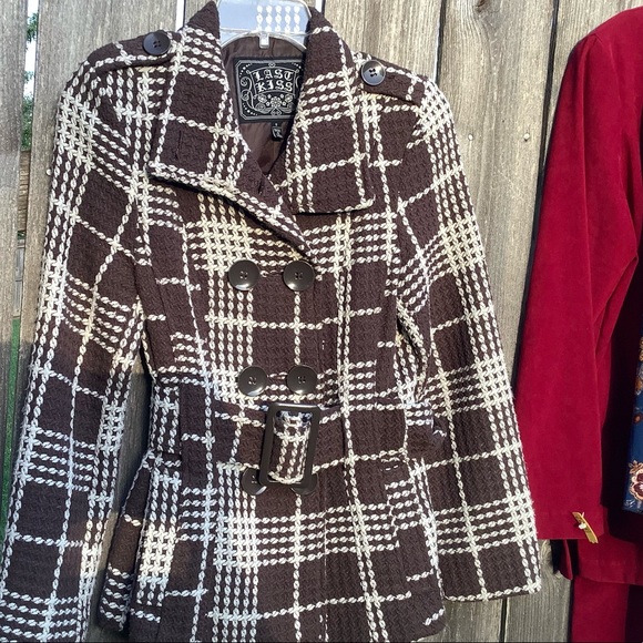 Last kiss double breasted belted jacket - Picture 1 of 4